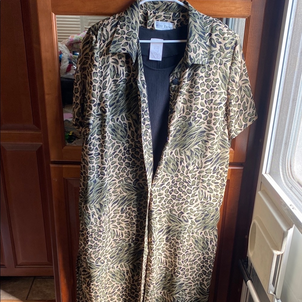 Vintage Miss Derby 2 Pc. Maxi Size 18 Dress Set Lagenlook Retro Spring Summer